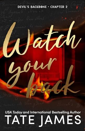 Book cover for "Watch Your Back" by Tate James