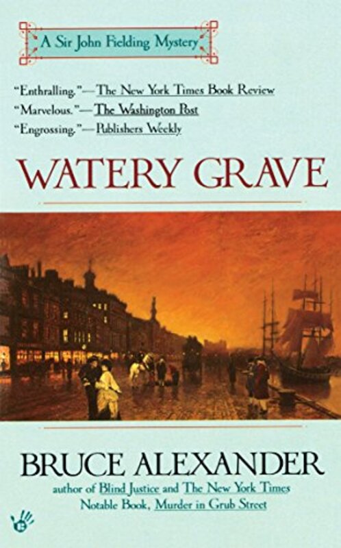 Book cover for "Watery Grave" by Bruce Alexander