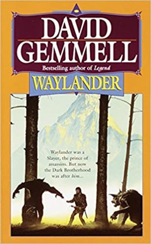 Book cover for "Waylander" by David Gemmell