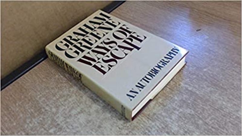 Book cover for "Ways of Escape" by Graham Greene