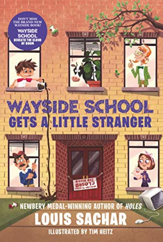 Book cover for "Wayside School Gets a Little Stranger" by Louis Sachar