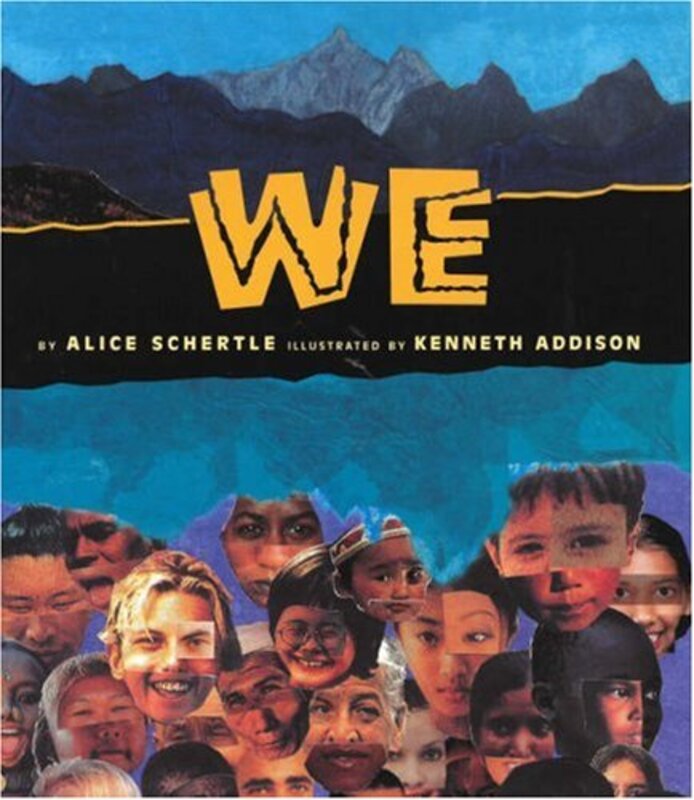 Book cover for "We" by Alice Schertle