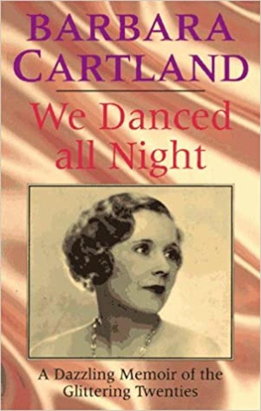 Book cover for "We Danced All Night" by Barbara Cartland