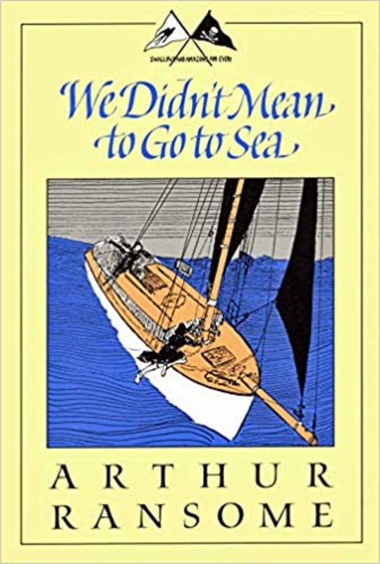 Book cover for "We Didn't Mean to Go to Sea" by Arthur Ransome