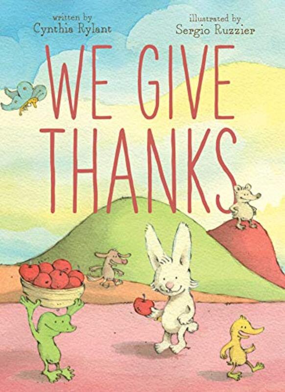 Book cover for "We Give Thanks" by Cynthia Rylant