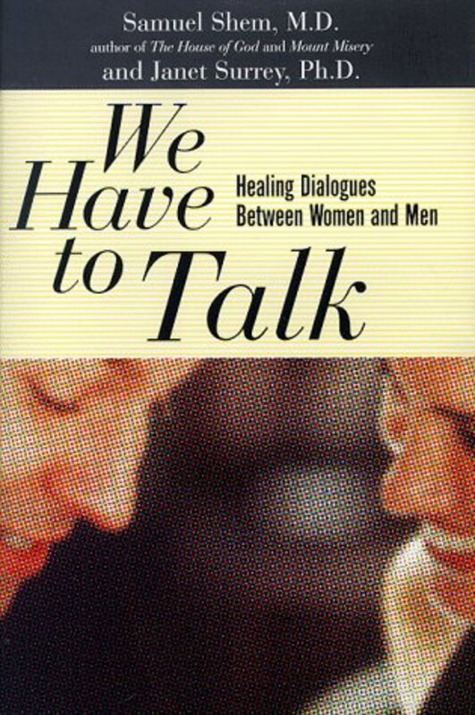 Book cover for "We Have To Talk" by Samuel Shem