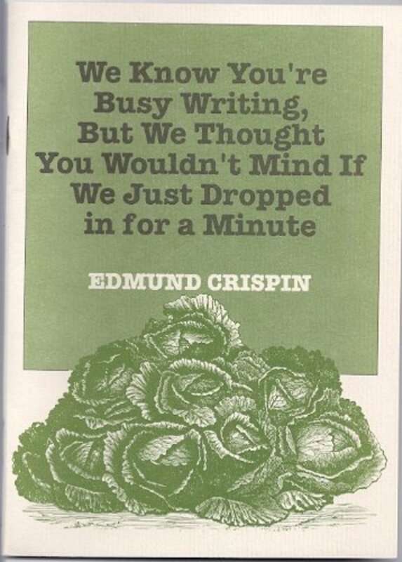 Edmund Crispin book cover