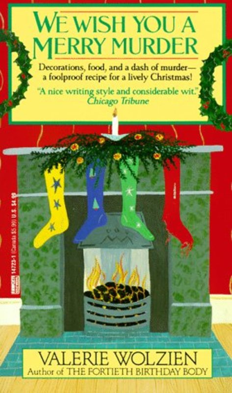 Book cover for "We Wish You a Merry Murder" by Valerie Wolzien