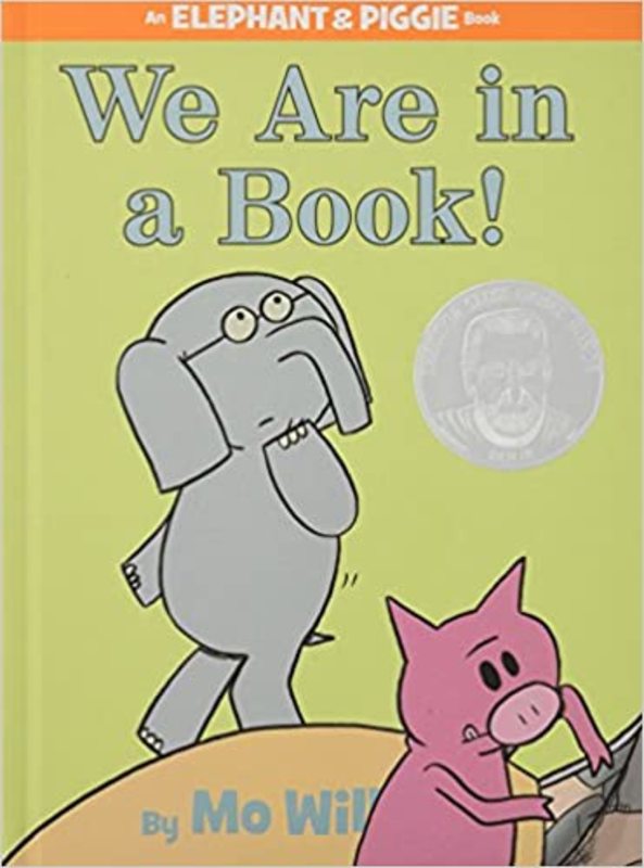 Book cover for "We are in a Book!" by Mo Willems