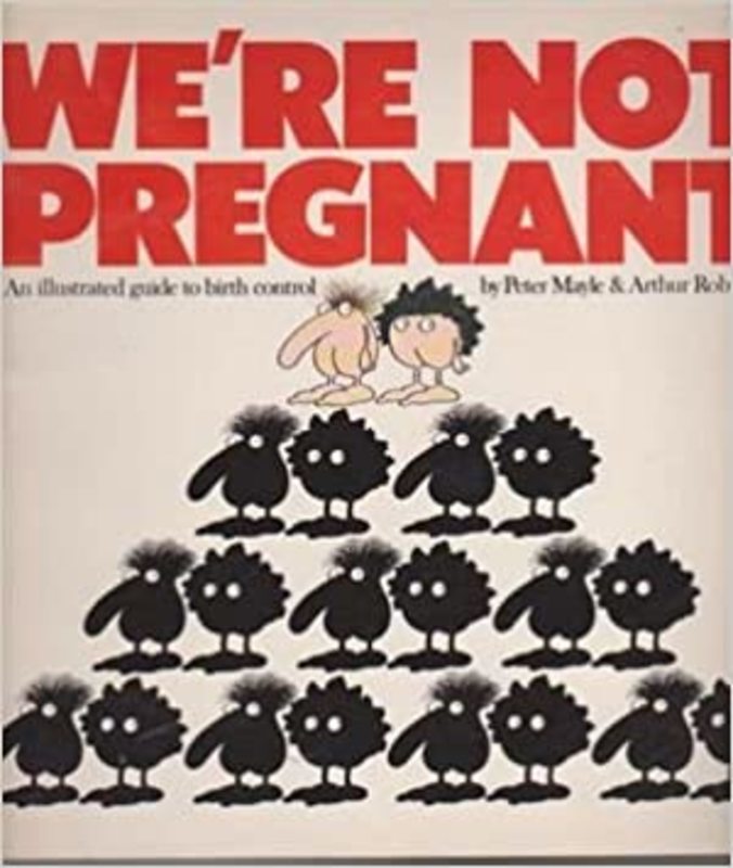 Book cover for "We're Not Pregnant" by Peter Mayle