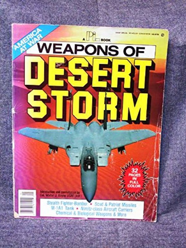 Book cover for "Weapons of Desert Storm" by Walter J Boyne