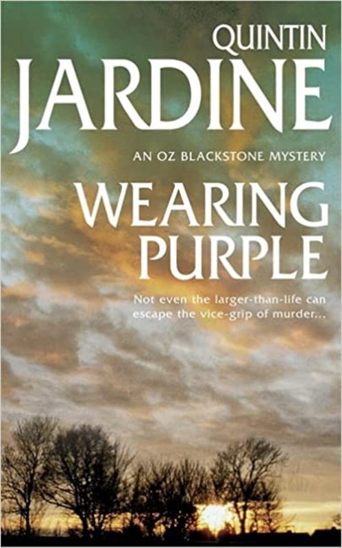 Book cover for "Wearing Purple" by Quintin Jardine