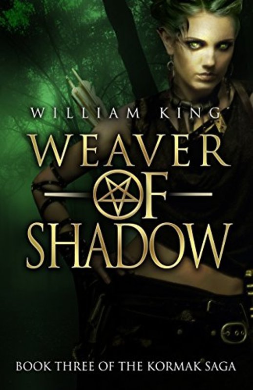 Book cover for "Weaver of Shadow" by William King