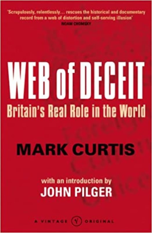 Book cover for "Web Of Deceit" by Mark Curtis