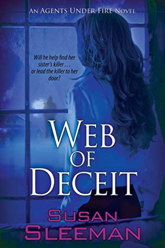 Book cover for "Web of Deceit" by Susan Sleeman