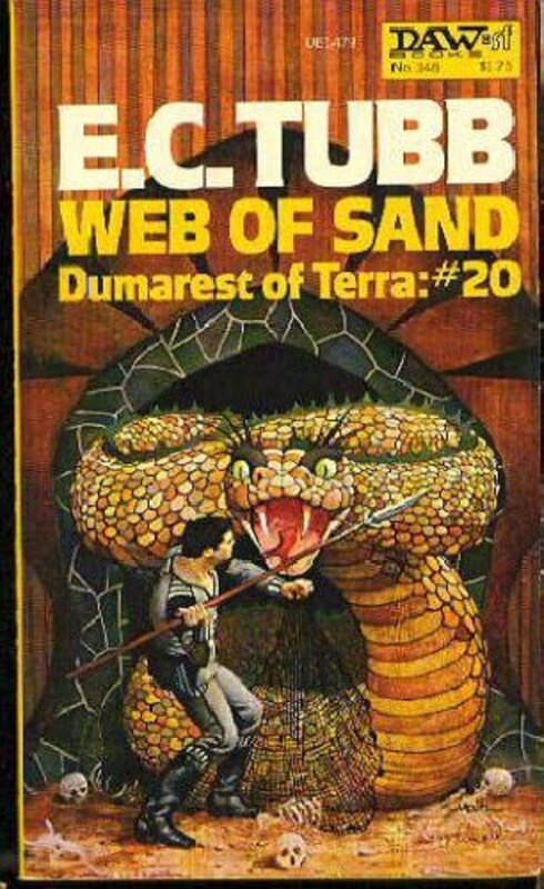 Book cover for "Web of Sand" by EC Tubb