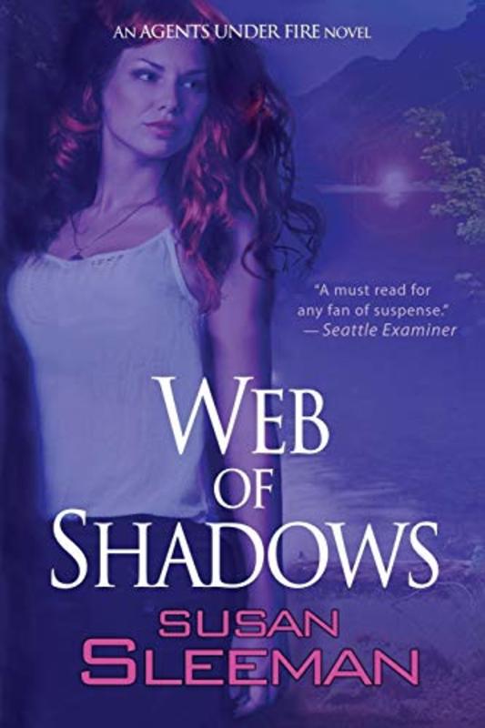Book cover for "Web of Shadows" by Susan Sleeman