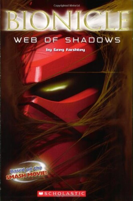 Book cover for "Web of Shadows" by Greg Farshtey