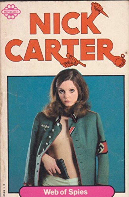 Book cover for "Web of Spies" by Nick Carter