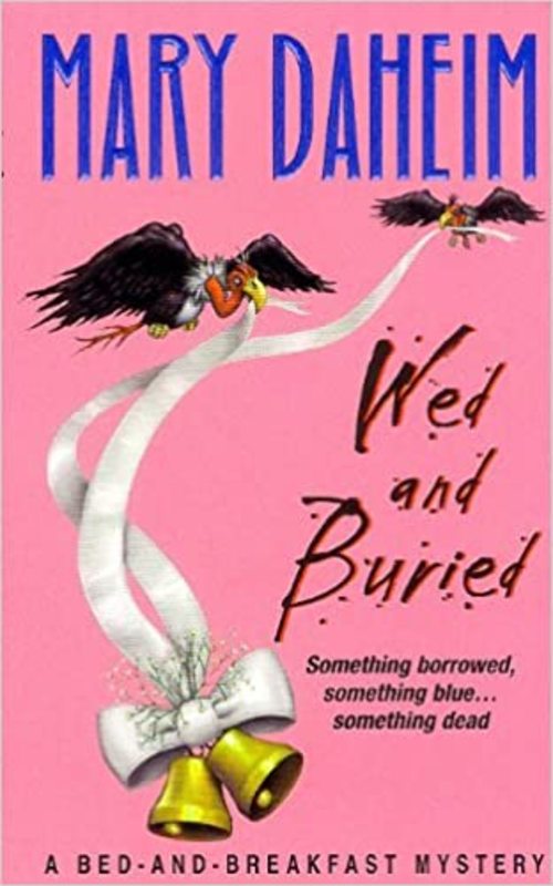 Book cover for "Wed and Buried" by Mary Daheim