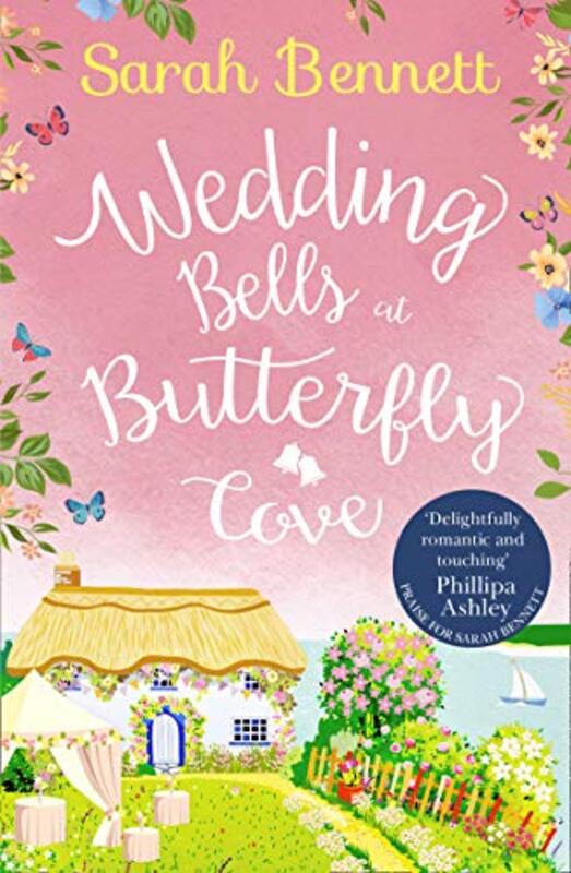 Book cover for "Wedding Bells at Butterfly Cove" by Sarah Bennett