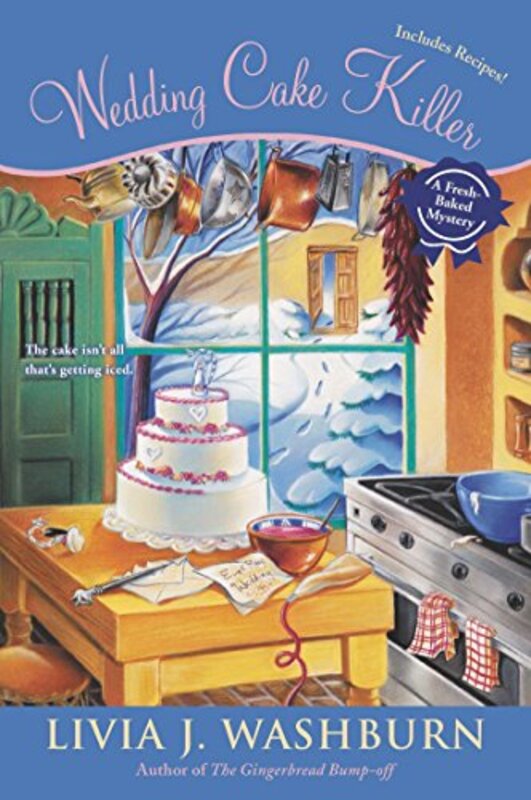 Book cover for "Wedding Cake Killer" by Livia J Washburn