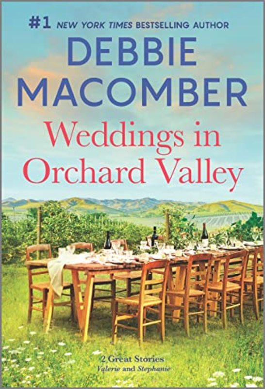 Book cover for "Weddings in Orchard Valley" by Debbie Macomber