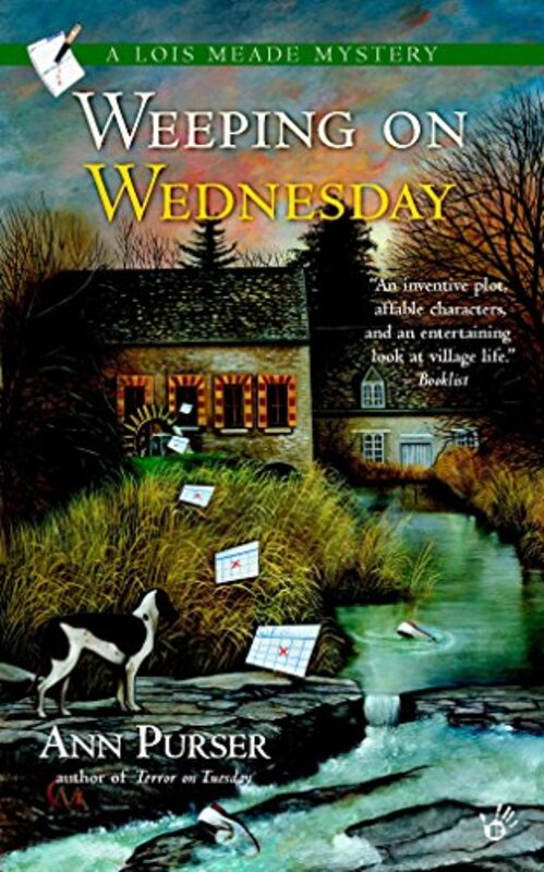 Book cover for "Weeping on Wednesday" by Ann Purser
