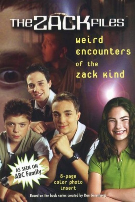 Book cover for "Weird Encounters of the Zack Kind" by Tracey West