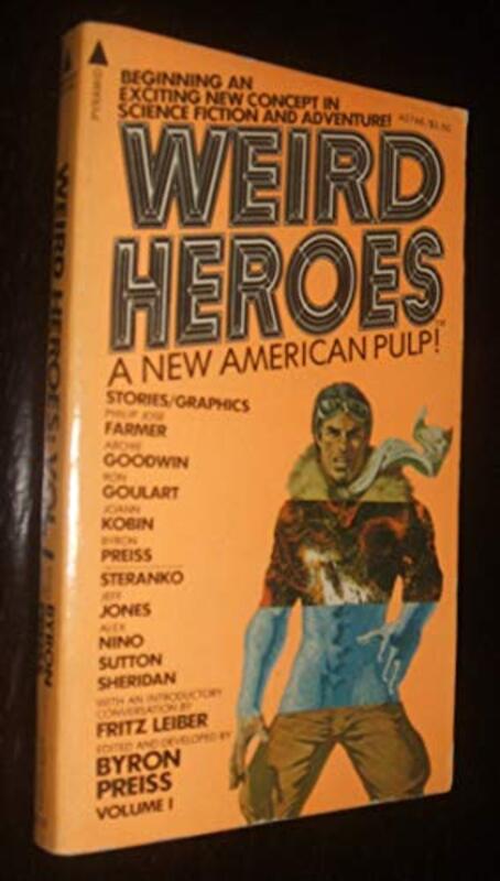 Book cover for "Weird Heroes Volume 1" by Philip Jose Farmer