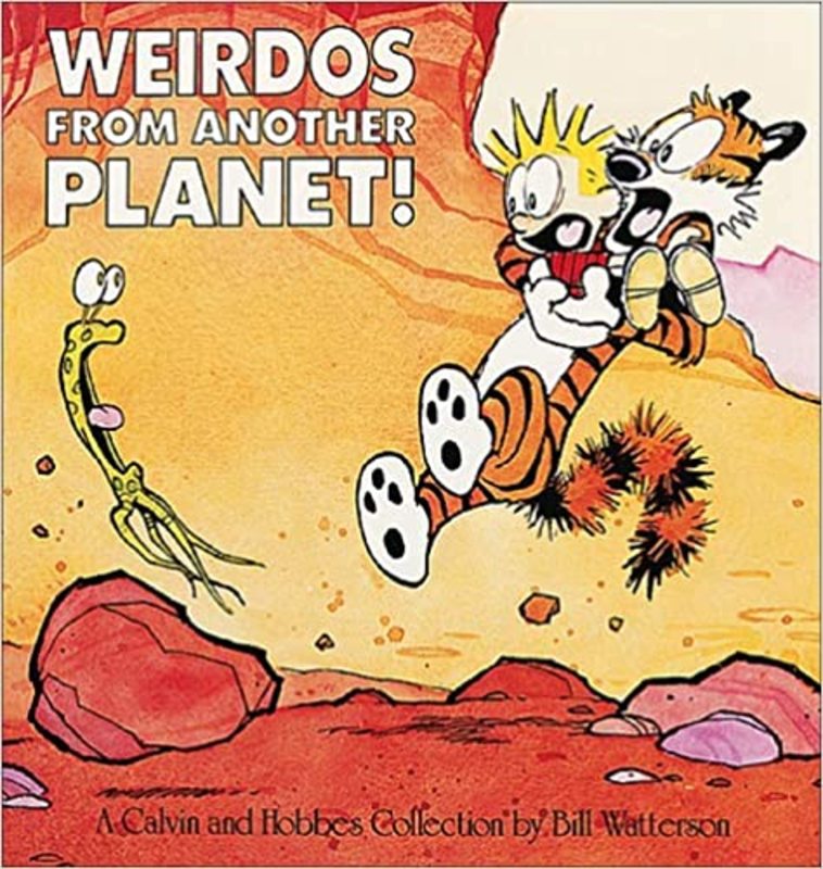Book cover for "Weirdos from Another Planet!" by Bill Watterson