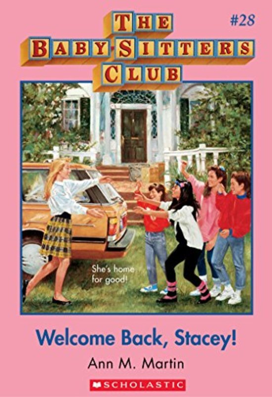 Book cover for "Welcome Back, Stacey" by Ann M. Martin