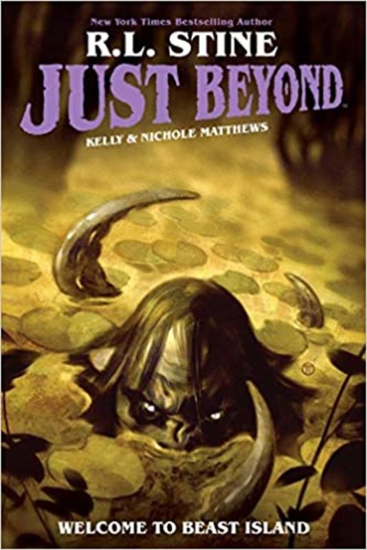 Book cover for "Welcome to Beast Island" by R.L. Stine