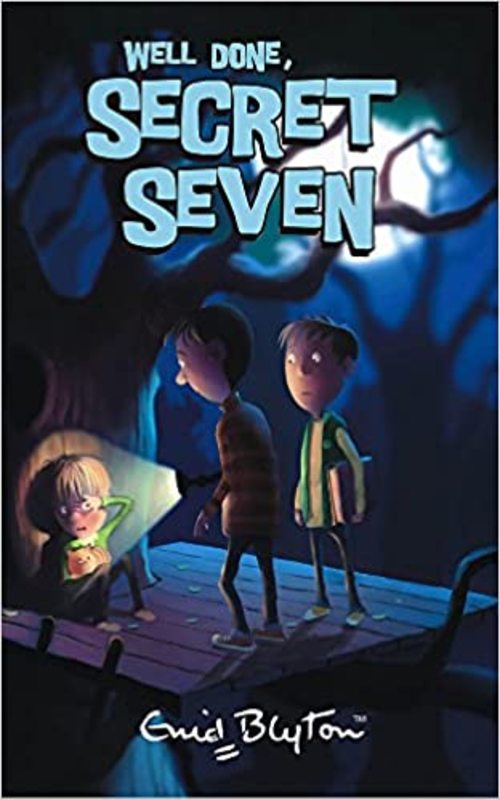 Book cover for "Well Done, Secret Seven" by Enid Blyton