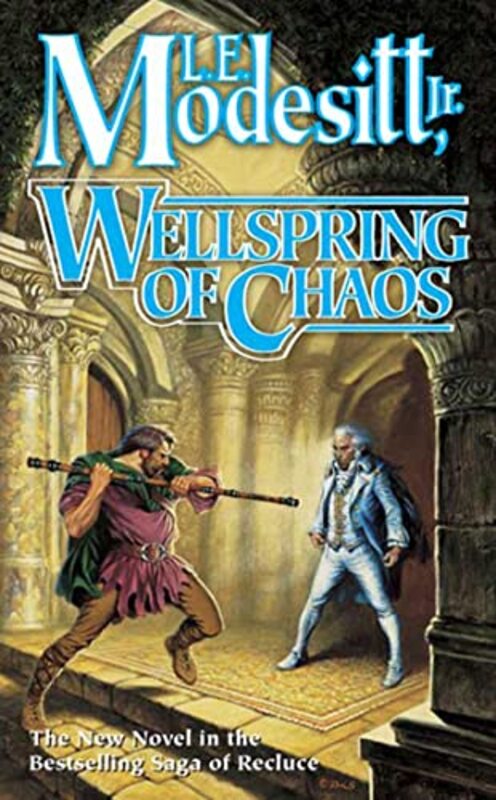 Book cover for "Wellspring of Chaos" by LE Modesitt Jr