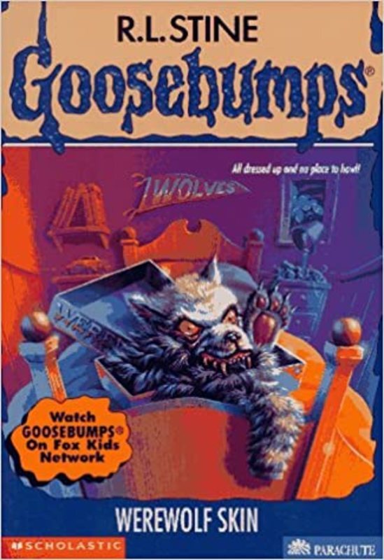 Book cover for "Werewolf Skin" by R.L. Stine