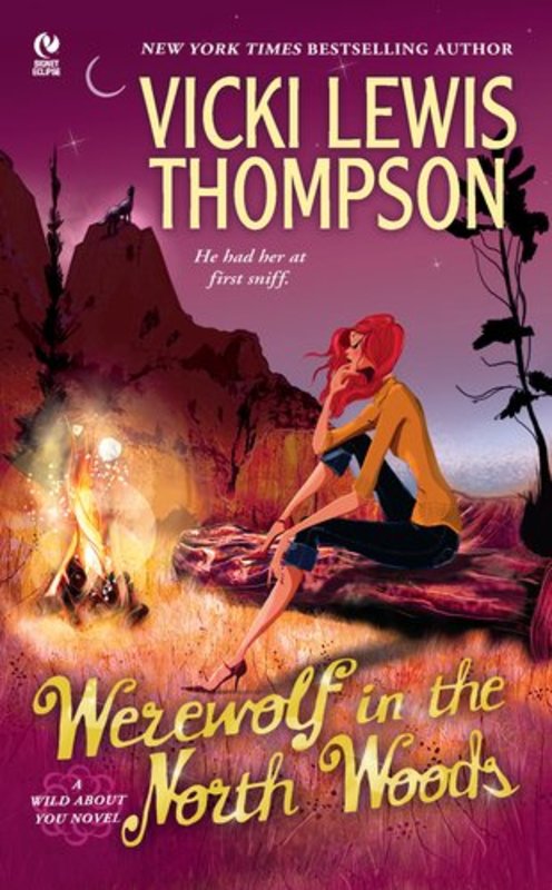 Book cover for "Werewolf in the North Woods" by Vicki Lewis Thompson