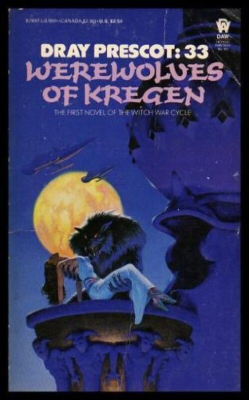 Book cover for "Werewolves of Kregen" by Kenneth Bulmer