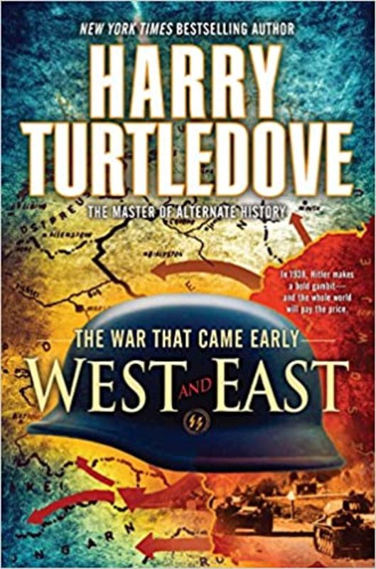 Book cover for "West and East" by Harry Turtledove