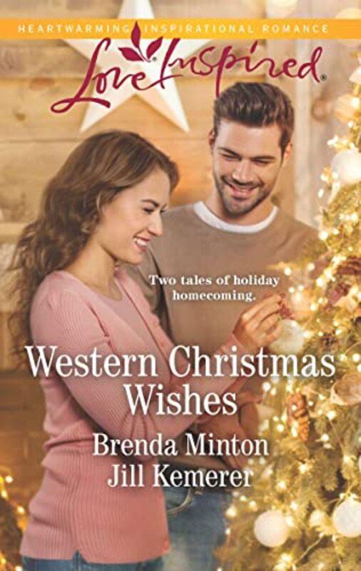 Book cover for "Western Christmas Wishes" by Brenda Minton