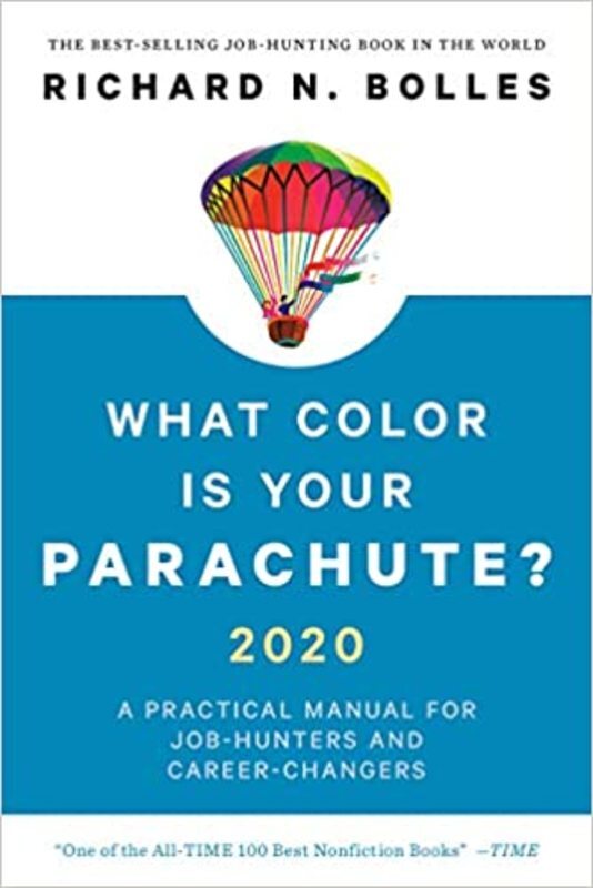 Book cover for "What Color Is Your Parachute?" by Richard N. Bolles