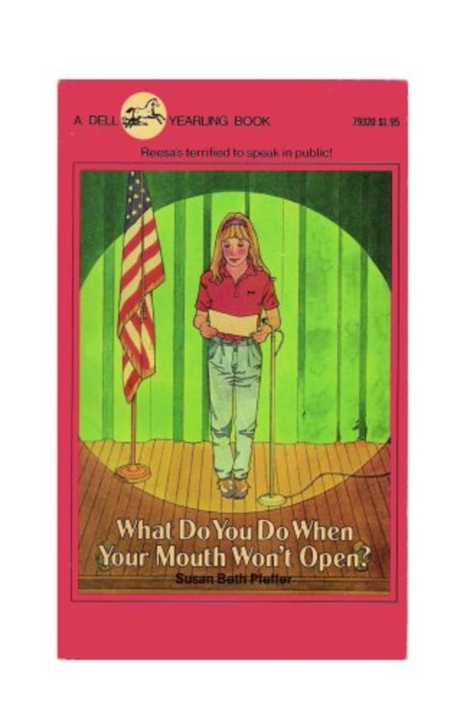 Book cover for "What Do You Do When Your Mouth Won't Open?" by Susan Beth Pfeffer