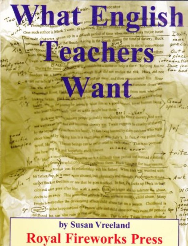 Book cover for "What English Teachers Want" by Susan Vreeland