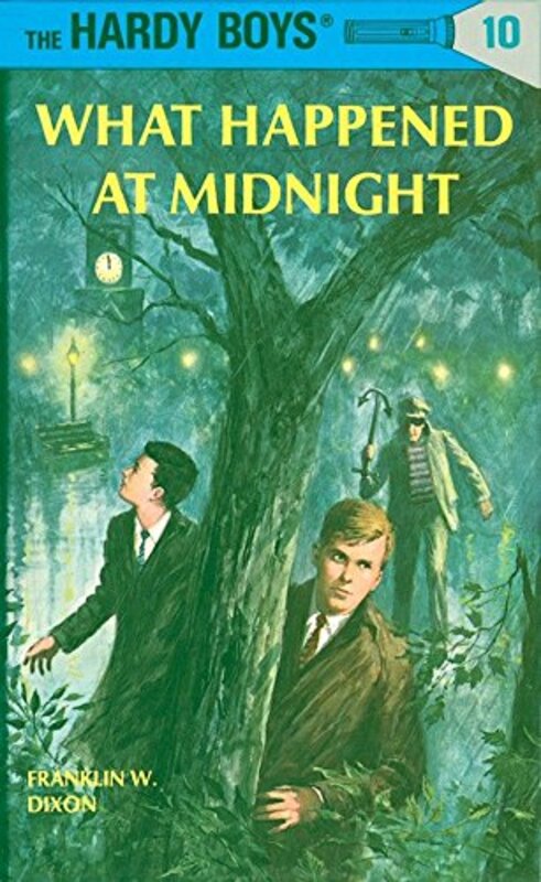 Book cover for "What Happened at Midnight" by Franklin W Dixon