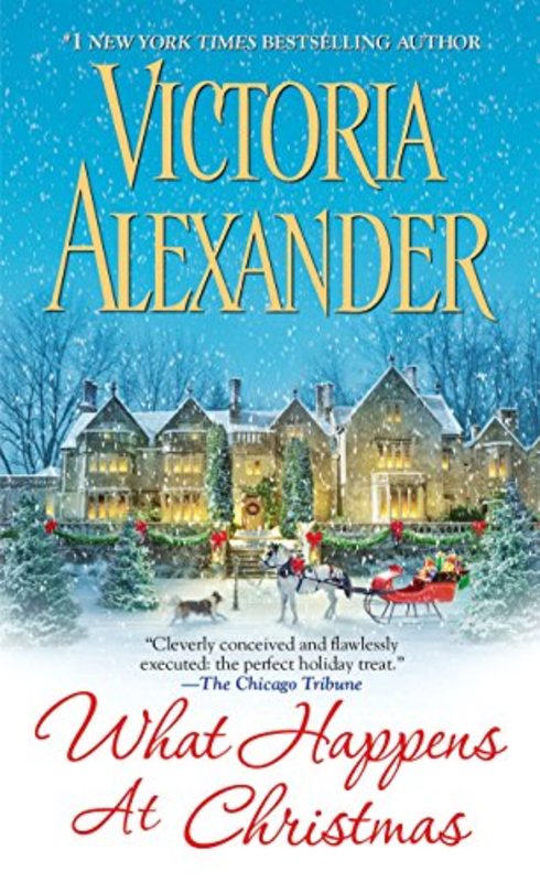 Book cover for "What Happens At Christmas" by Victoria Alexander