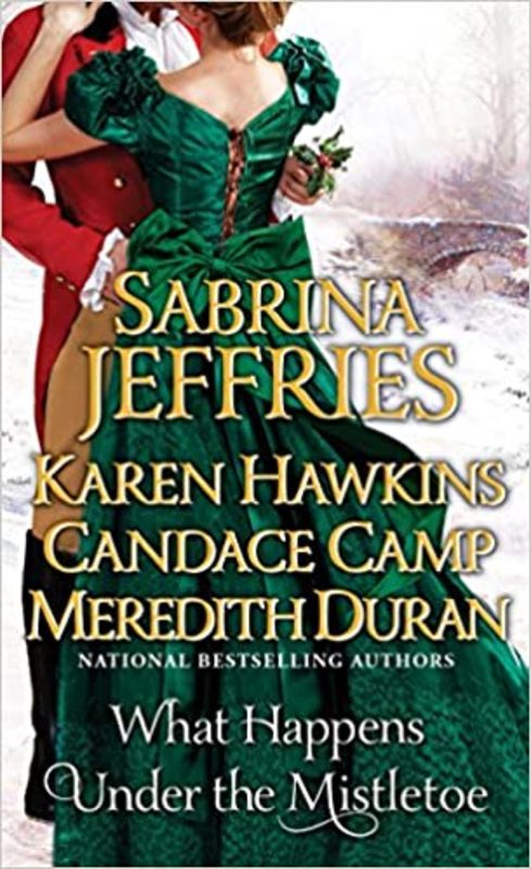 Book cover for "What Happens Under the Mistletoe" by Sabrina Jeffries