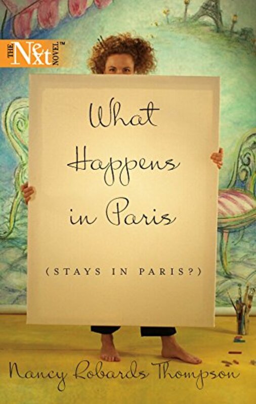 Book cover for "What Happens in Paris" by Nancy Robards Thompson