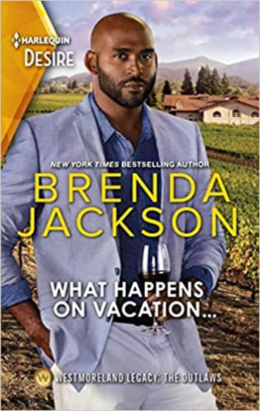Book cover for "What Happens on Vacation" by Brenda Jackson