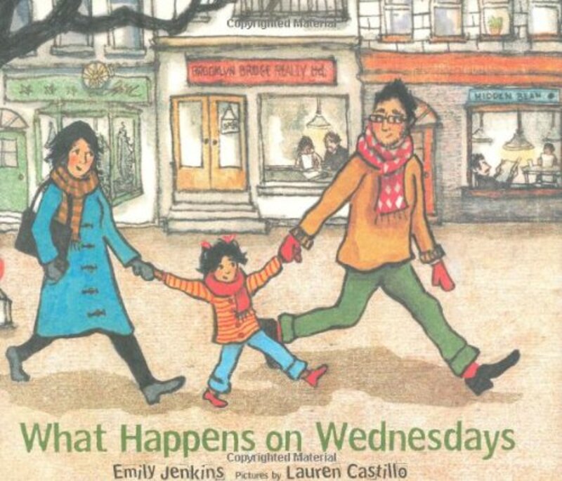 Book cover for "What Happens on Wednesdays" by Emily Jenkins