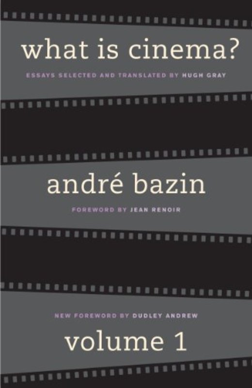 Book cover for "What Is Cinema?" by André Bazin